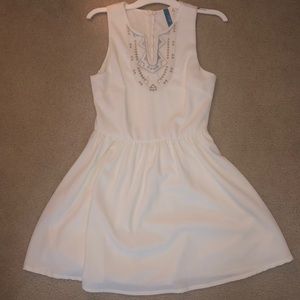 White Mini Dress for Summer